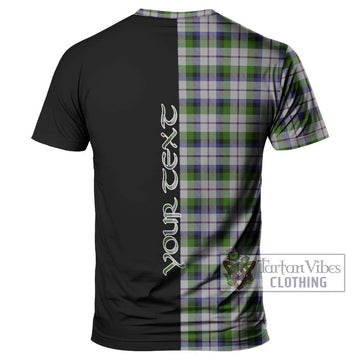 MacNaughton Dress Tartan T-Shirt with Family Crest and Half Of Me Style