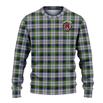 MacNaughton Dress Tartan Ugly Sweater with Family Crest