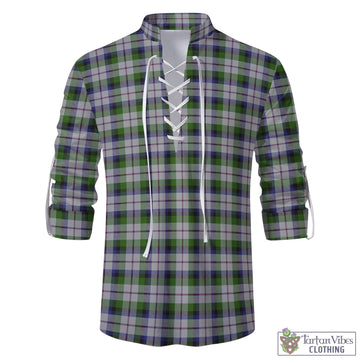 MacNaughton Dress Tartan Men's Scottish Traditional Jacobite Ghillie Kilt Shirt