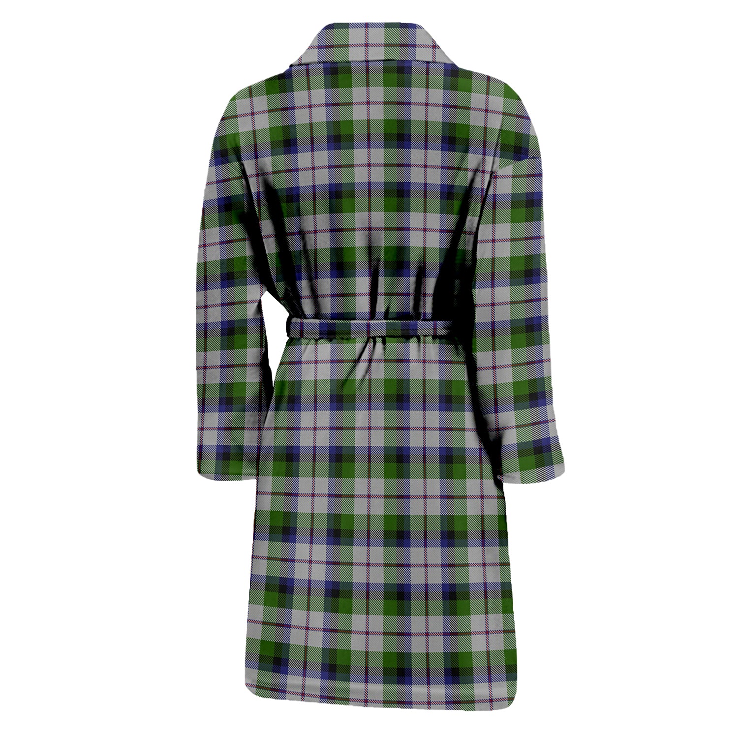 MacNaughton Dress Tartan Bathrobe with Family Crest - Tartan Vibes Clothing