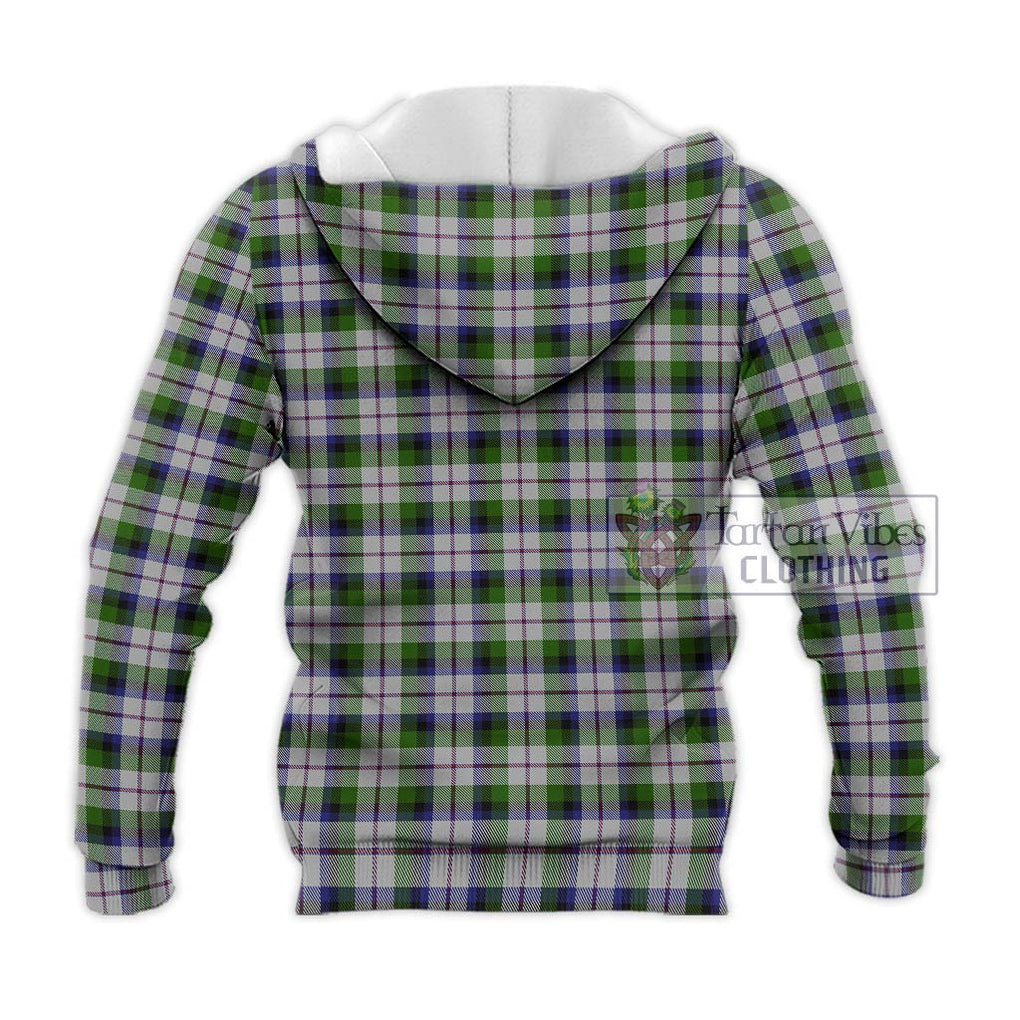 MacNaughton Dress Tartan Knitted Hoodie with Family Crest DNA In Me Style - Tartanvibesclothing Shop