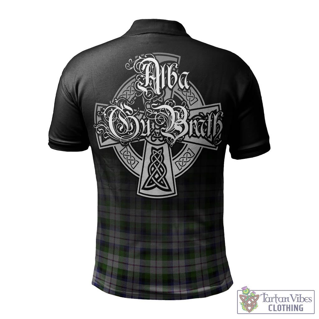 Tartan Vibes Clothing MacNaughton Dress Tartan Polo Shirt Featuring Alba Gu Brath Family Crest Celtic Inspired