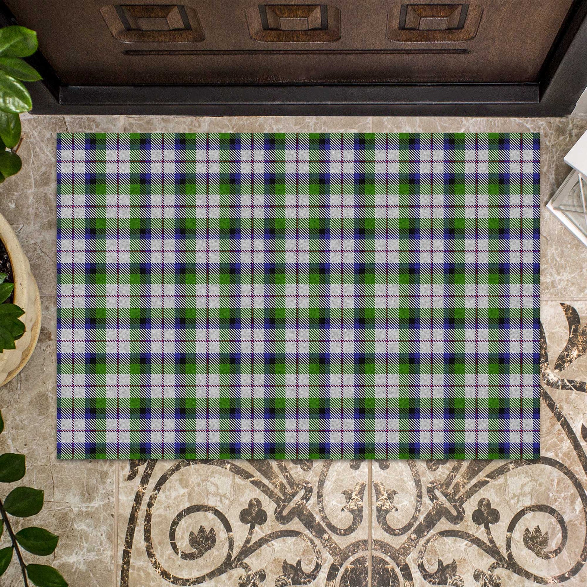 MacNaughton Dress Tartan Door Mat - Tartanvibesclothing