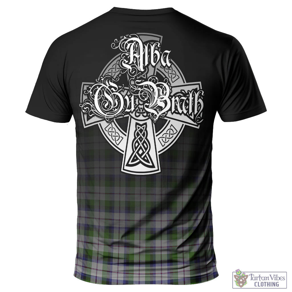 Tartan Vibes Clothing MacNaughton Dress Tartan T-Shirt Featuring Alba Gu Brath Family Crest Celtic Inspired