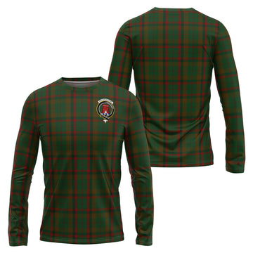 Macnaughton Hunting Tartan Long Sleeve T-Shirt with Family Crest