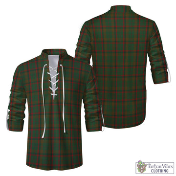 MacNaughton Hunting Tartan Men's Scottish Traditional Jacobite Ghillie Kilt Shirt