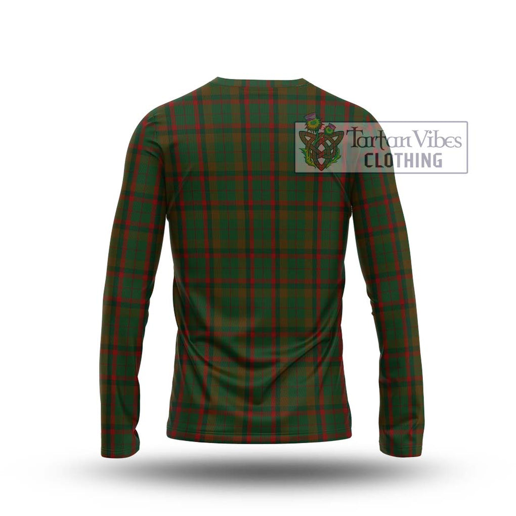 MacNaughton Hunting Tartan Long Sleeve T-Shirt with Family Crest DNA In Me Style - Tartanvibesclothing Shop