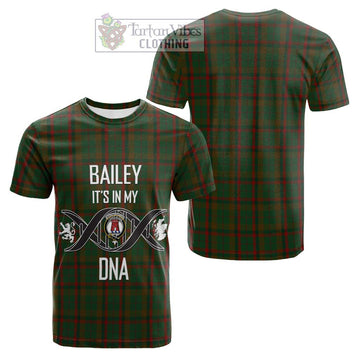 MacNaughton Hunting Tartan Cotton T-shirt with Family Crest DNA In Me Style