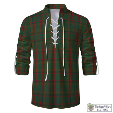 MacNaughton Hunting Tartan Men's Scottish Traditional Jacobite Ghillie Kilt Shirt