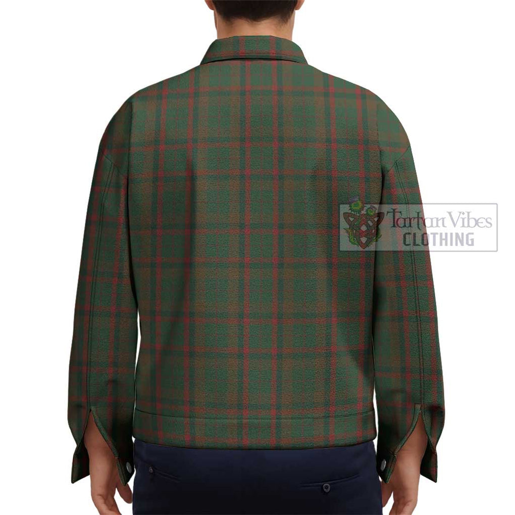 MacNaughton Hunting Tartan Unisex Lapel Cotton Jacket - Tartan Vibes Clothing