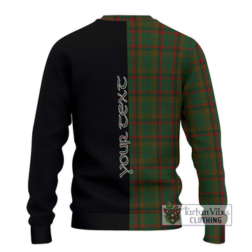 MacNaughton Hunting Tartan Ugly Sweater with Family Crest and Half Of Me Style