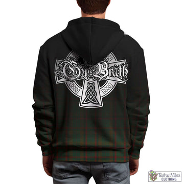 Macnaughton Hunting Tartan Hoodie Featuring Alba Gu Brath Family Crest Celtic Inspired