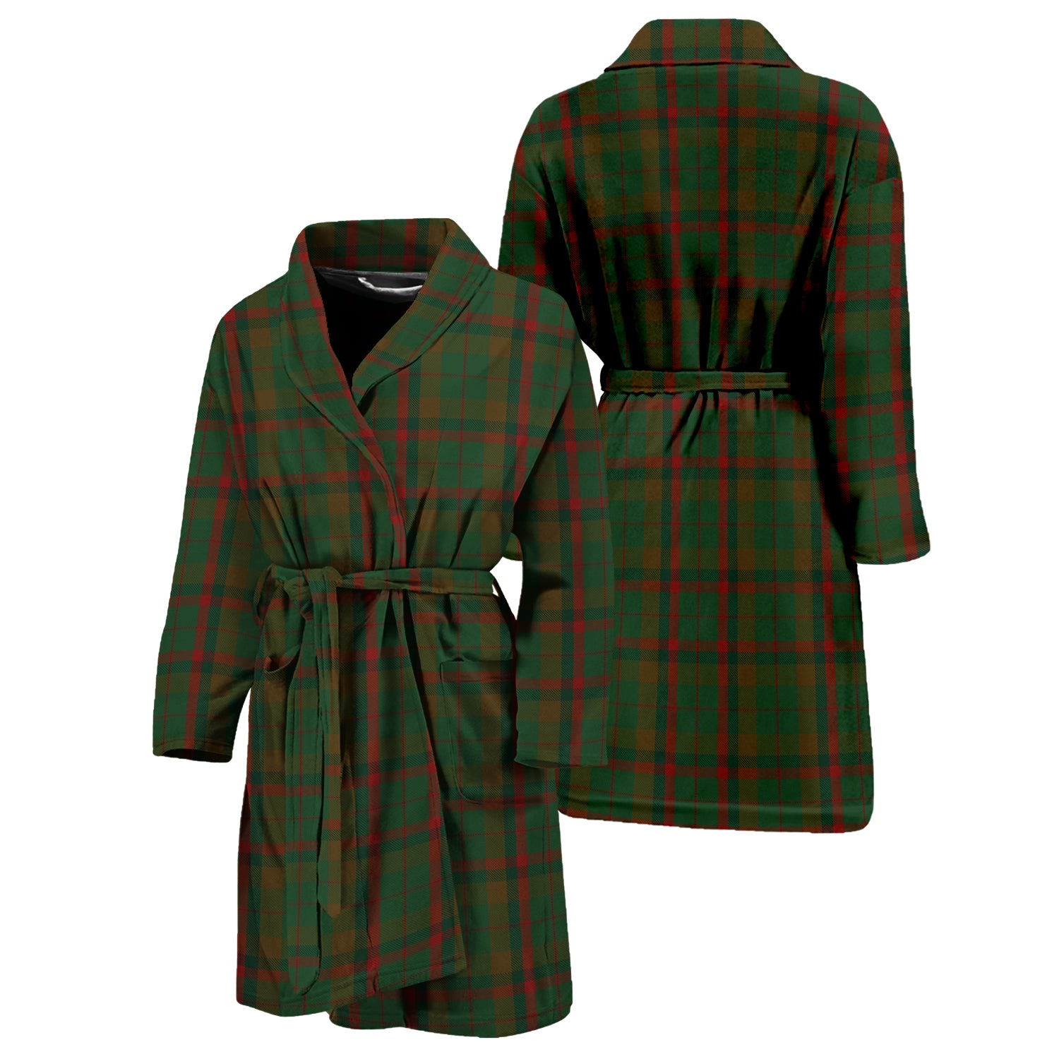 Macnaughton Hunting Tartan Bathrobe Unisex M - Tartan Vibes Clothing