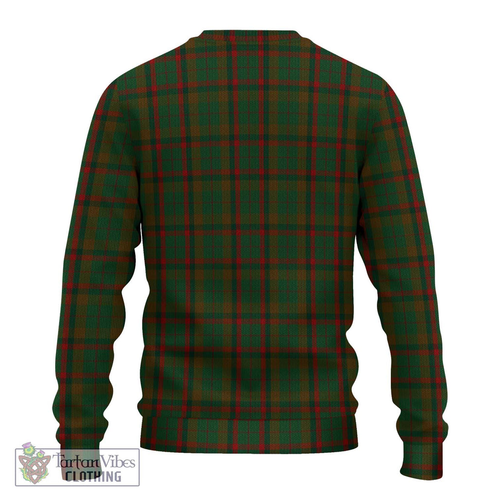 MacNaughton Hunting Tartan Knitted Sweater with Family Crest DNA In Me Style - Tartanvibesclothing Shop