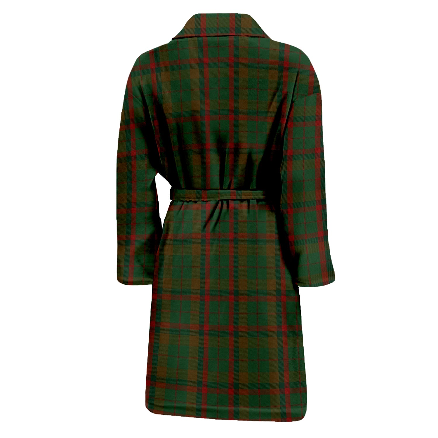 Macnaughton Hunting Tartan Bathrobe with Family Crest - Tartan Vibes Clothing