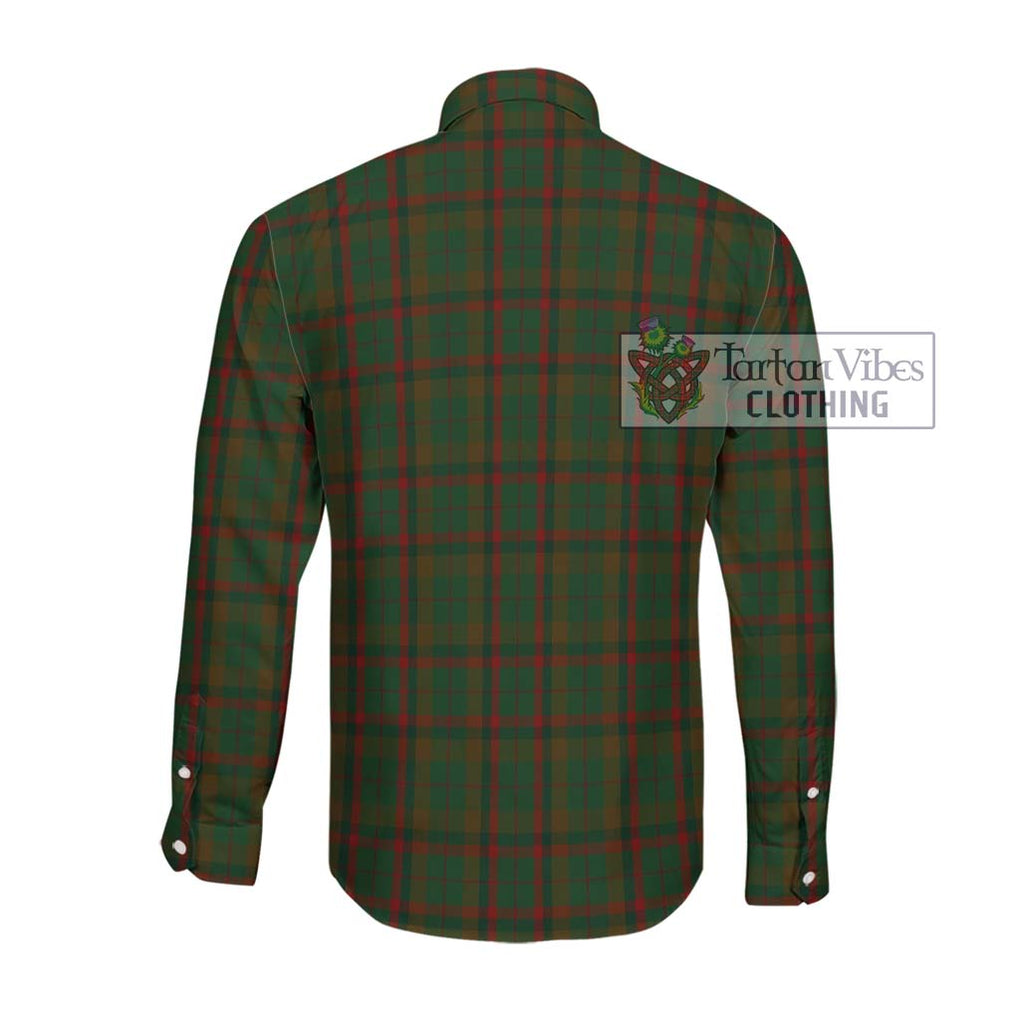 MacNaughton Hunting Tartan Long Sleeve Button Shirt with Family Crest DNA In Me Style - Tartanvibesclothing Shop