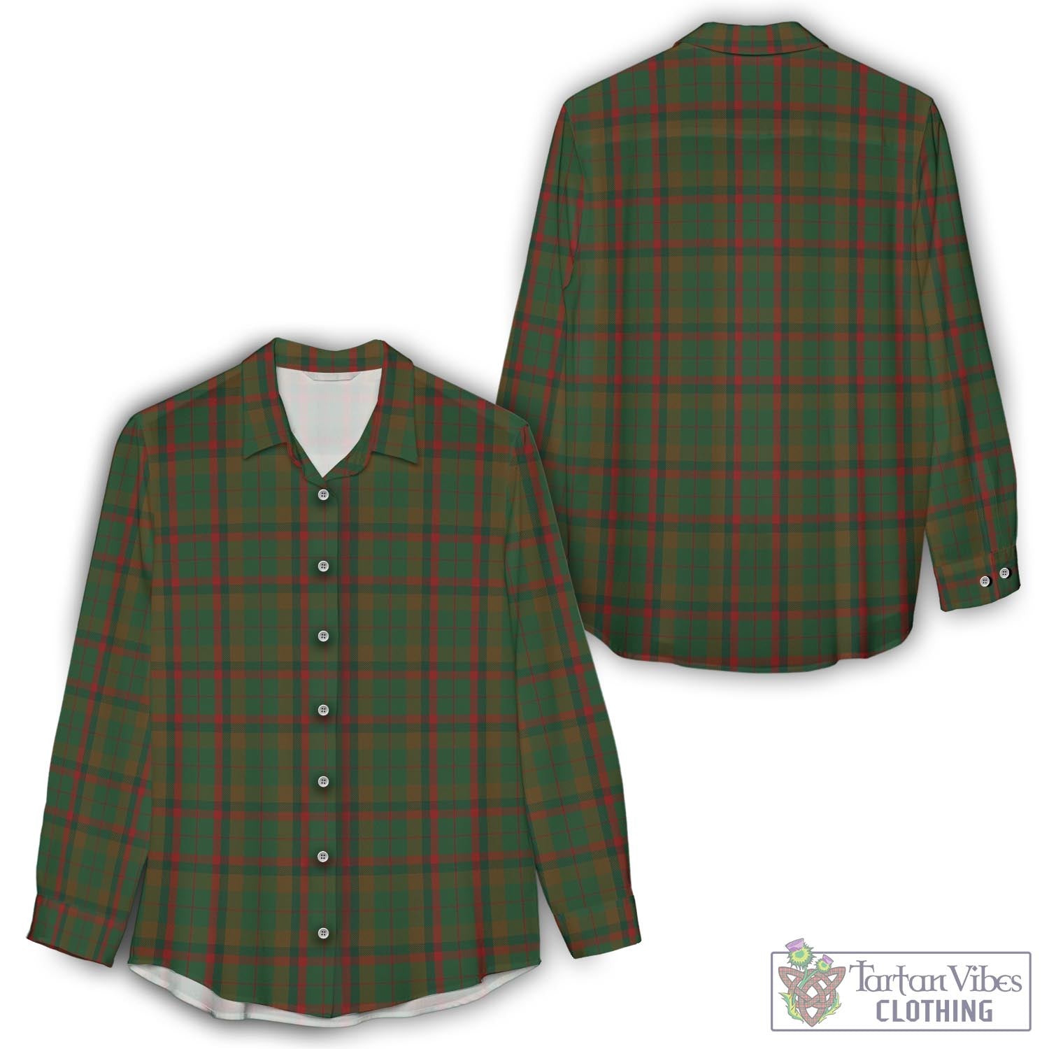 Macnaughton Hunting Tartan Womens Casual Shirt