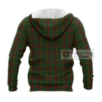 MacNaughton Hunting Tartan Knitted Hoodie with Family Crest DNA In Me Style