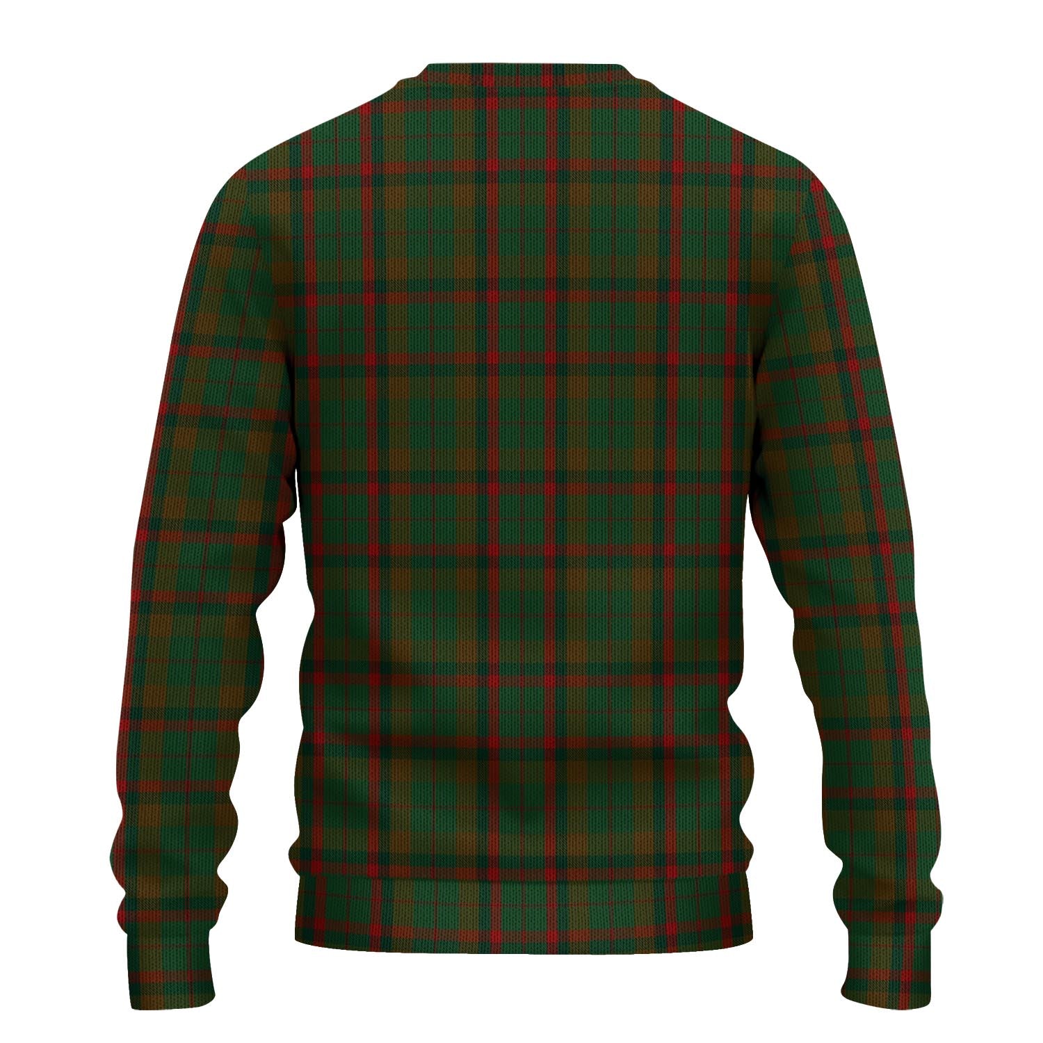 Macnaughton Hunting Tartan Knitted Sweater with Family Crest - Tartanvibesclothing