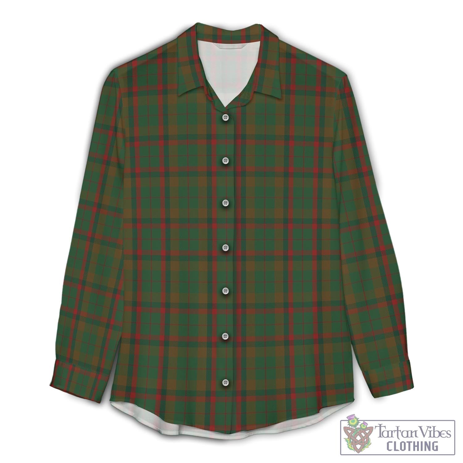 Macnaughton Hunting Tartan Womens Casual Shirt