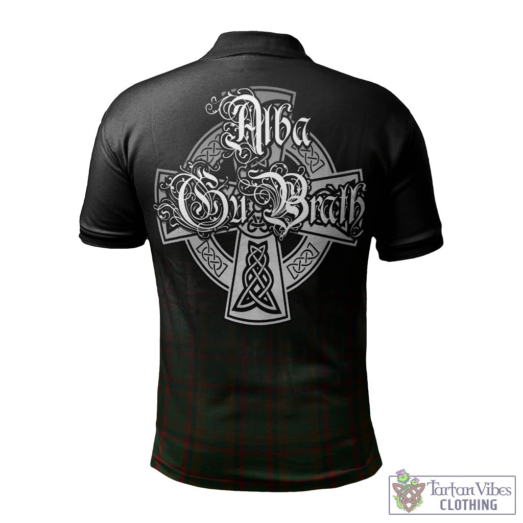 Tartan Vibes Clothing Macnaughton Hunting Tartan Polo Shirt Featuring Alba Gu Brath Family Crest Celtic Inspired