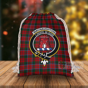 MacNaughton (McNaughton) Tartan Christmas Santa's Bag with Family Crest