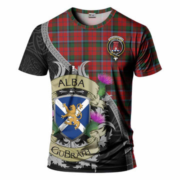 MacNaughton (McNaughton) Tartan Family Crest T-Shirt Lion Rampant Royal Thistle Shield Celtic Inspired Kid's Shirt - Tartan Vibes Clothing