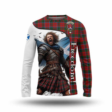 MacNaughton (McNaughton) Crest Tartan Long Sleeve T-Shirt Inspired by the Freedom of Scottish Warrior