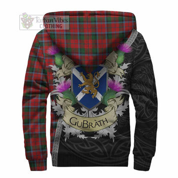 MacNaughton (McNaughton) Tartan Family Crest Sherpa Hoodie Lion Rampant Royal Thistle Shield Celtic Inspired