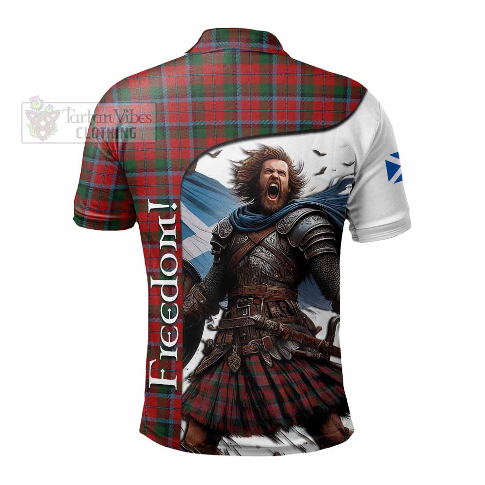 Tartan Vibes Clothing MacNaughton (McNaughton) Crest Tartan Polo Shirt Inspired by the Freedom of Scottish Warrior