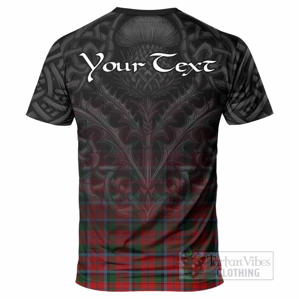 Tartan Vibes Clothing MacNaughton (McNaughton) Tartan T-Shirt with Family Crest Celtic Thistle Vibes