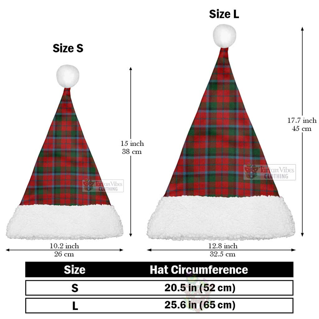 MacNaughton (McNaughton) Tartan Christmas Santa Hats Christmas Hat L 25.6in (65cm) - Tartan Vibes Clothing