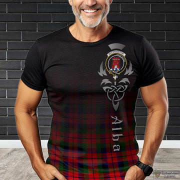 MacNaughton Modern Tartan T-Shirt Featuring Alba Gu Brath Family Crest Celtic Inspired