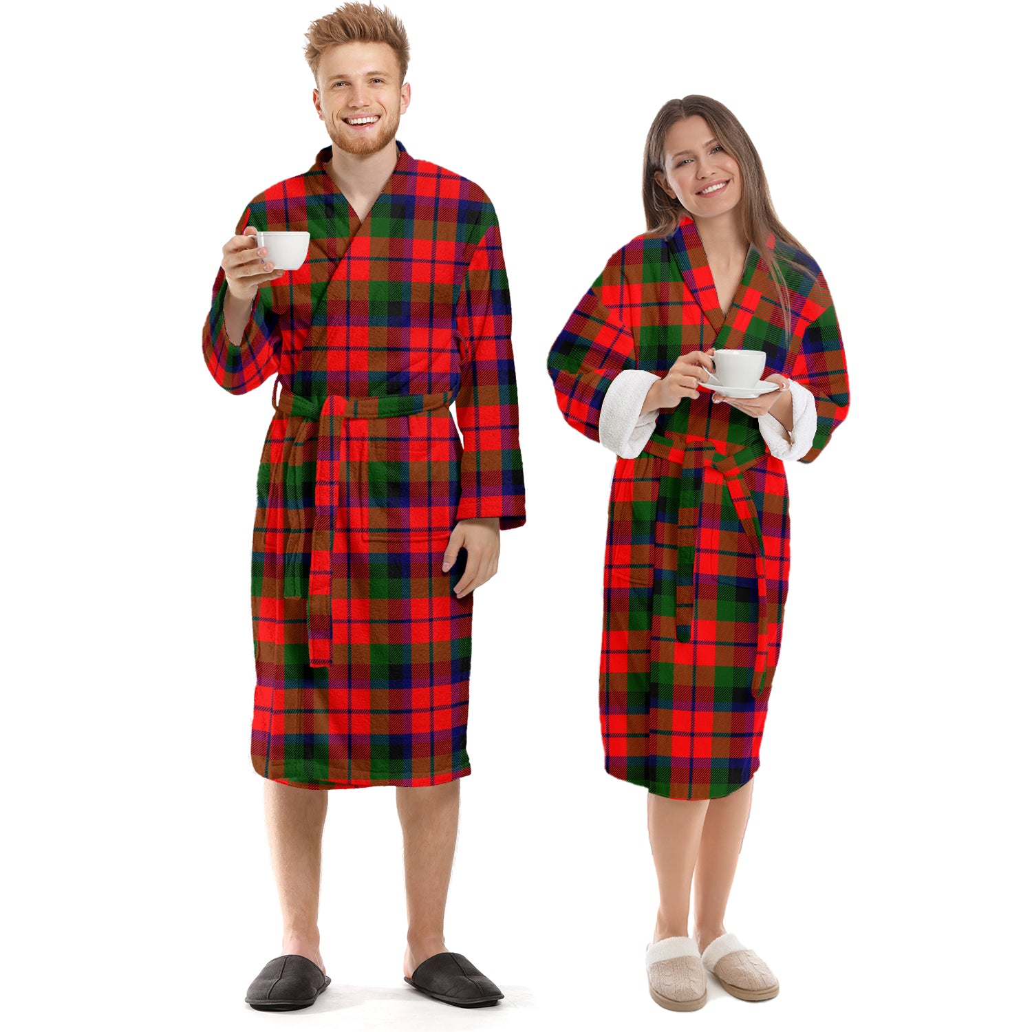 MacNaughton Modern Tartan Bathrobe Unisex S - Tartan Vibes Clothing