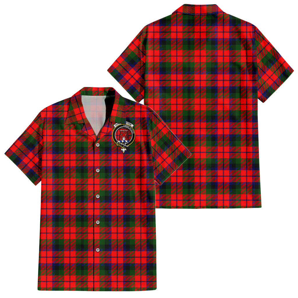 macnaughton-modern-tartan-short-sleeve-button-down-shirt-with-family-crest