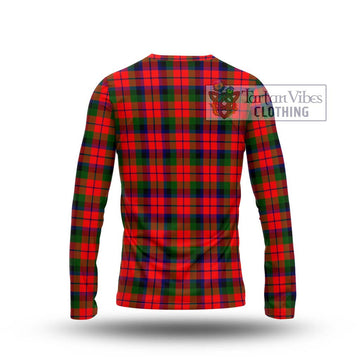 MacNaughton Modern Tartan Long Sleeve T-Shirt with Family Crest DNA In Me Style