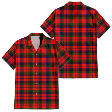 MacNaughton Modern Tartan Short Sleeve Button Down Shirt