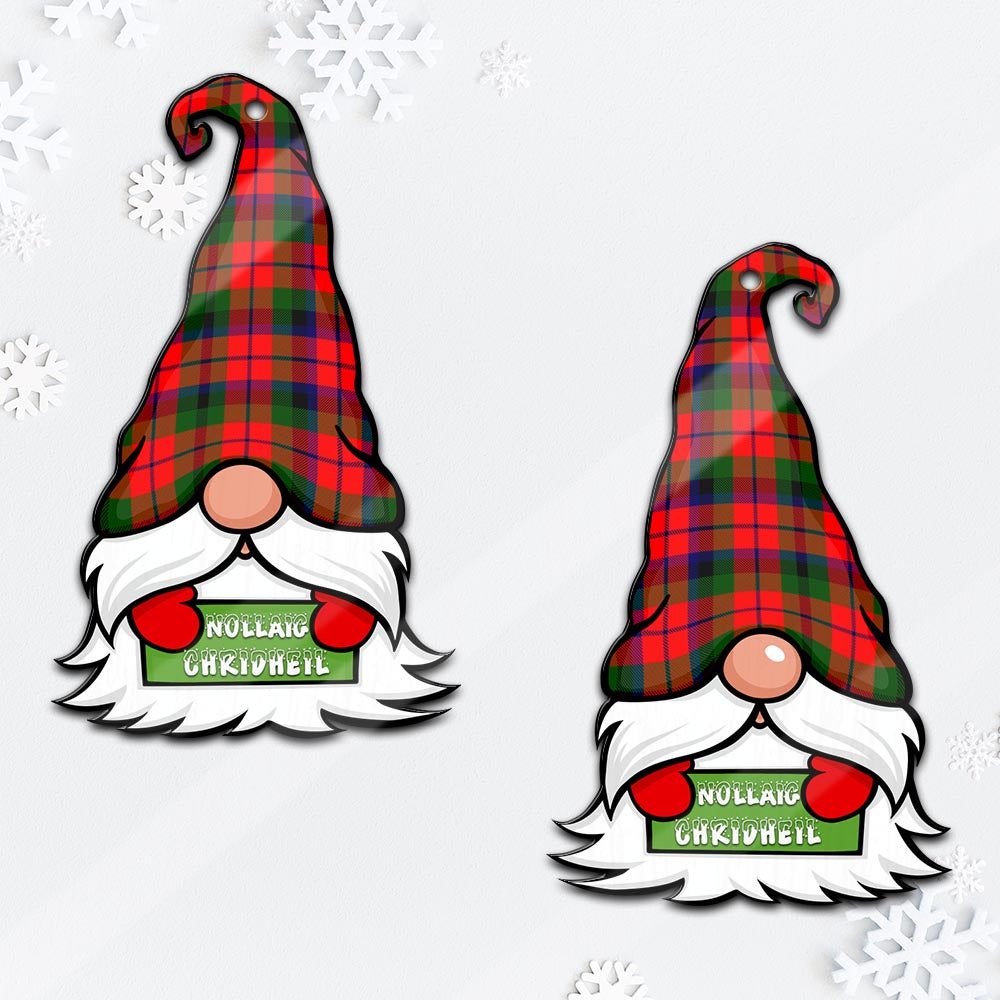 MacNaughton Modern Gnome Christmas Ornament with His Tartan Christmas Hat - Tartan Vibes Clothing