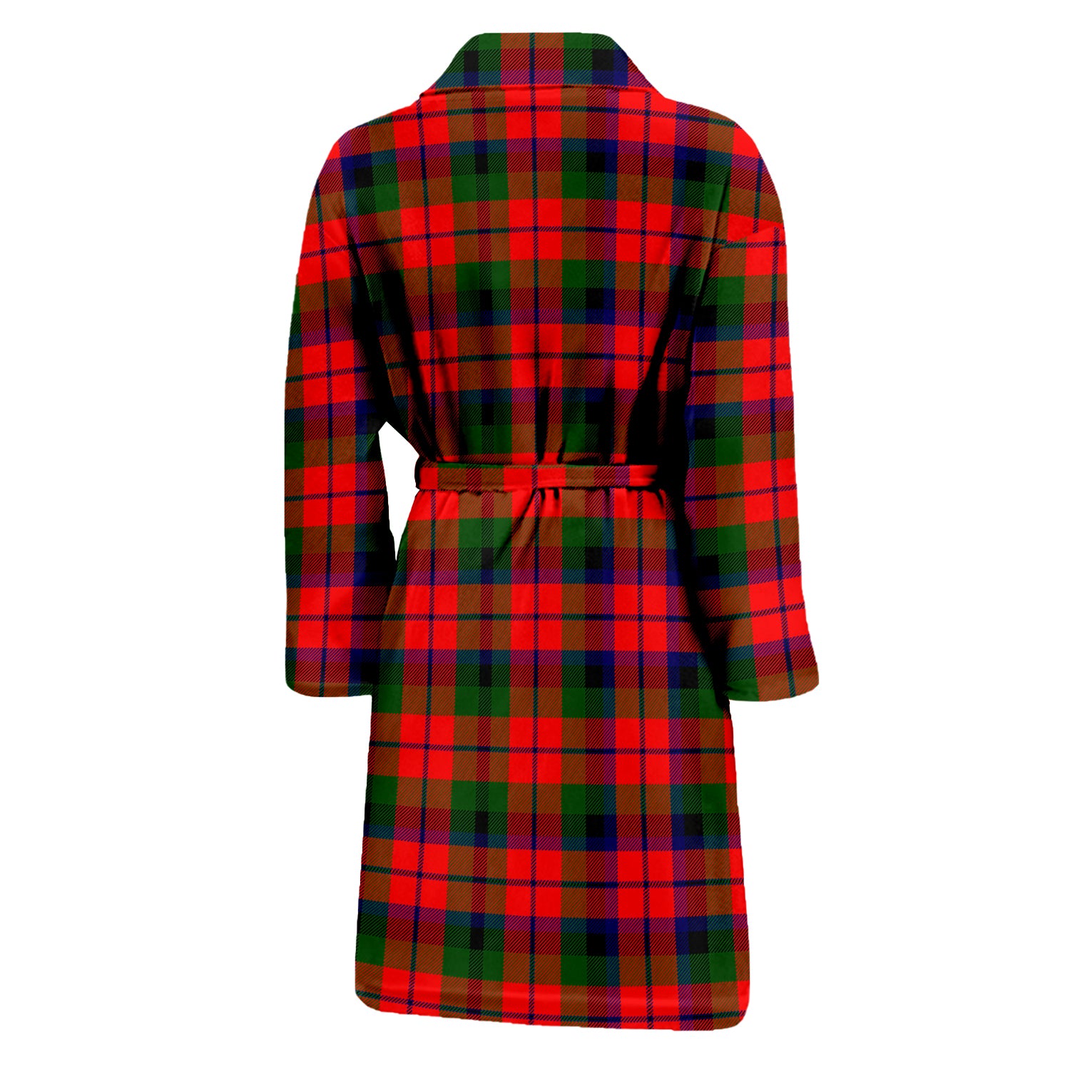 MacNaughton Modern Tartan Bathrobe with Family Crest - Tartan Vibes Clothing