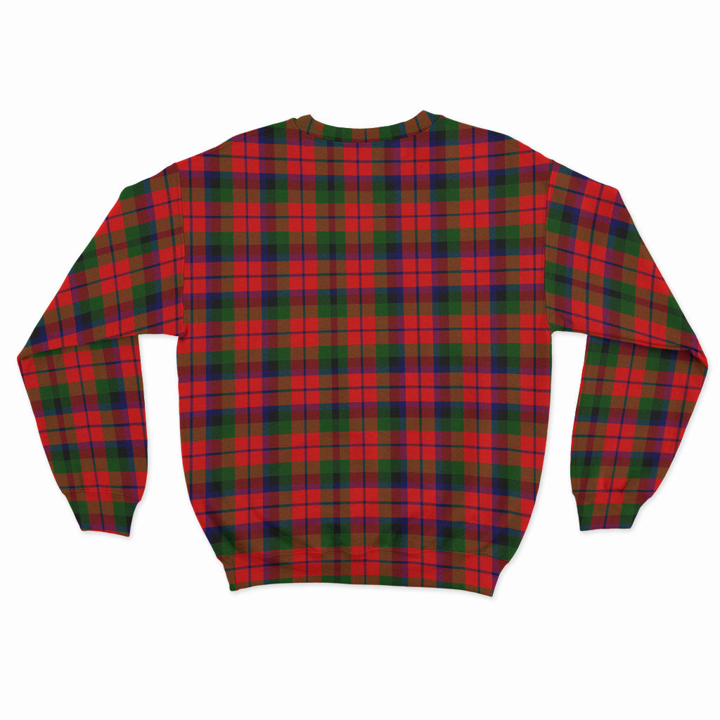 MacNaughton Modern Tartan Sweatshirt with Family Crest - Tartan Vibes Clothing