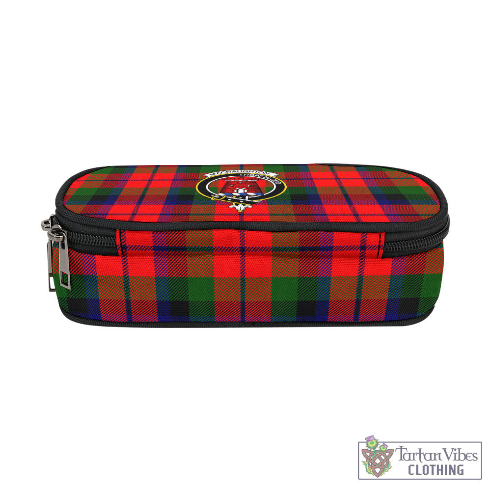 Tartan Vibes Clothing MacNaughton Modern Tartan Pen and Pencil Case with Family Crest