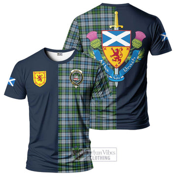 MacNeil (McNeil) Tartan T-Shirt Alba with Scottish Lion Royal Arm Half Style