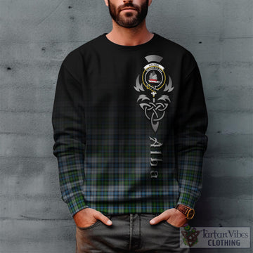 MacNeil (McNeil) Tartan Sweatshirt Featuring Alba Gu Brath Family Crest Celtic Inspired