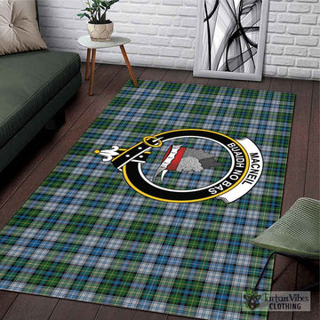 MacNeil (McNeil) Tartan Area Rug with Family Crest