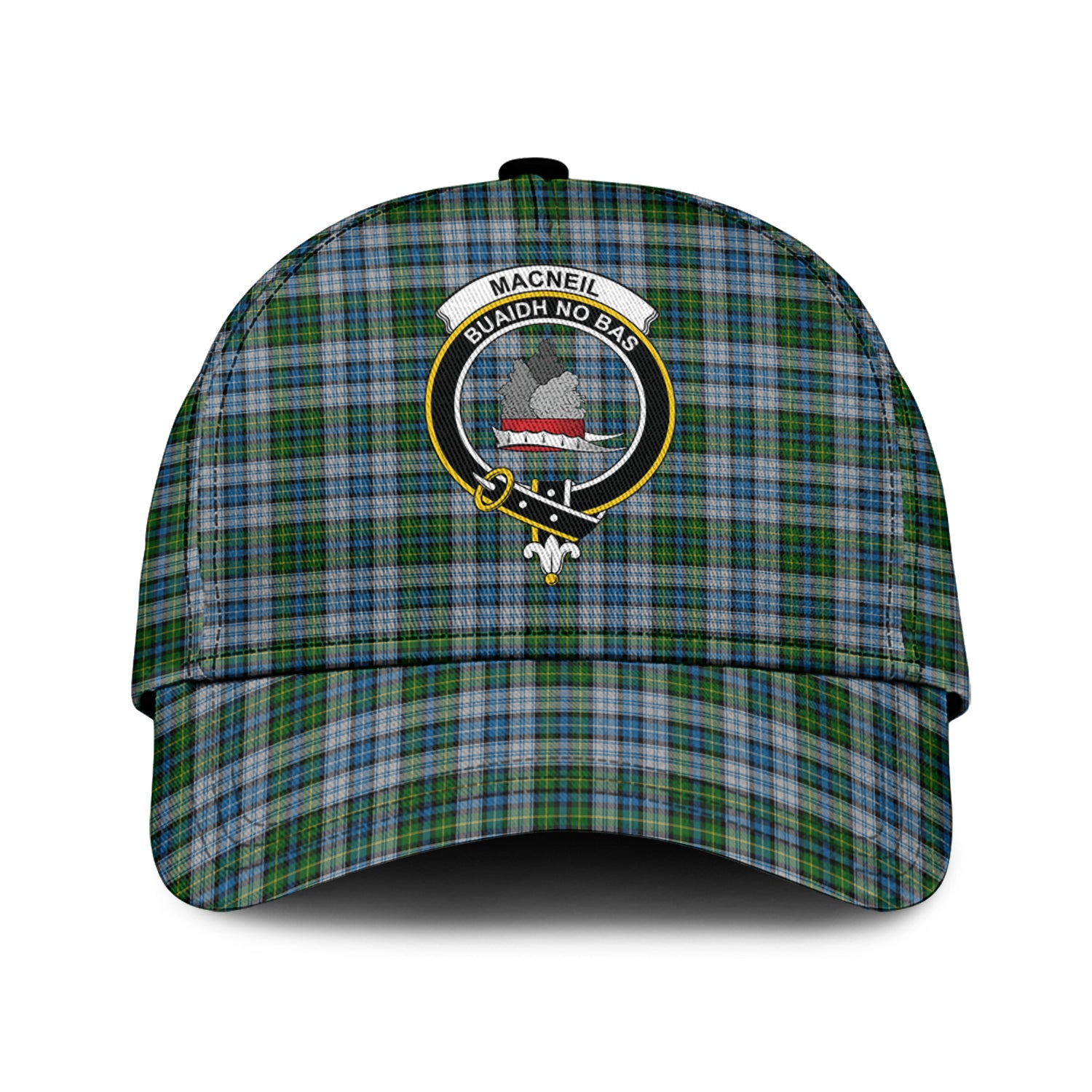 MacNeil (McNeil) Tartan Classic Cap with Family Crest Classic Cap Universal Fit - Tartan Vibes Clothing