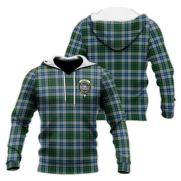 MacNeil (McNeil) Tartan Knitted Hoodie with Family Crest