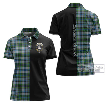 MacNeil (McNeil) Tartan Women's Polo Shirt with Family Crest and Half Of Me Style