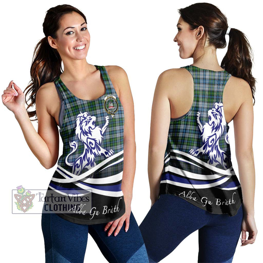 MacNeil (McNeil) Tartan Women's Racerback Tanks with Alba Gu Brath Regal Lion Emblem 4XL - Tartanvibesclothing Shop