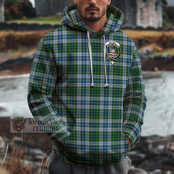 MacNeil (McNeil) Tartan Cotton Hoodie with Family Crest