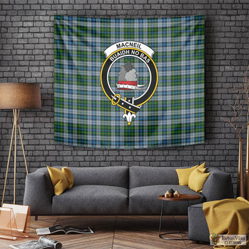 MacNeil (McNeil) Tartan Tapestry Wall Hanging and Home Decor for Room with Family Crest